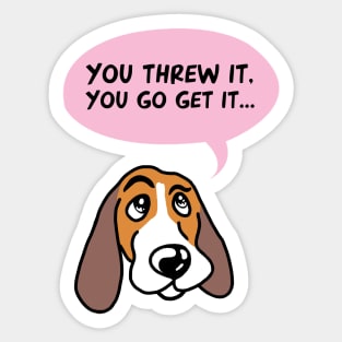If Dogs Could Talk Sticker